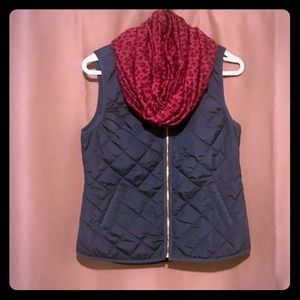 Old Navy Quilted Puffer Vest Size S Navy Blue